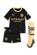 Manchester City Jeremy Doku #11 Babyklær Borte Fotballdrakt til barn 2026-27 Korte ermer (+ Korte bukser)